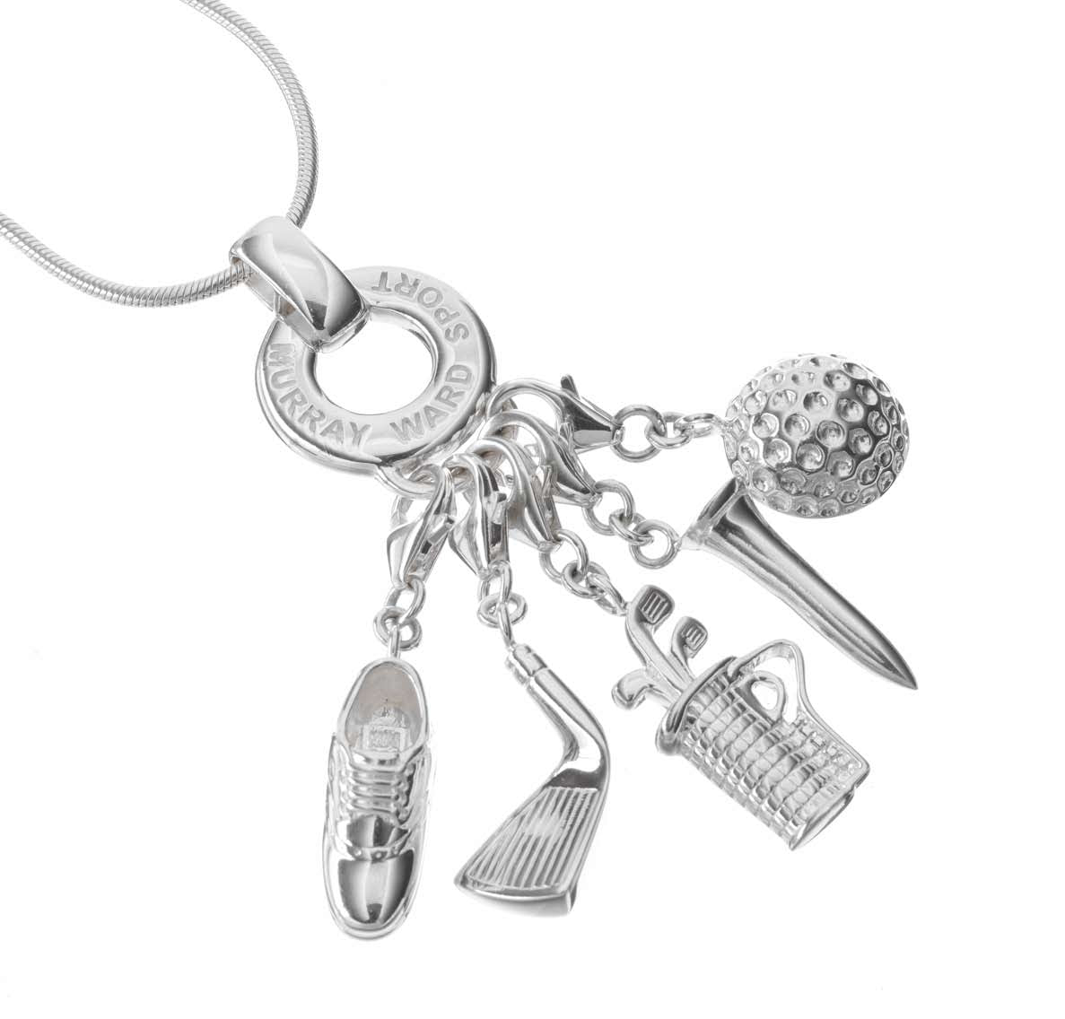 5 Charm Golf Pendant